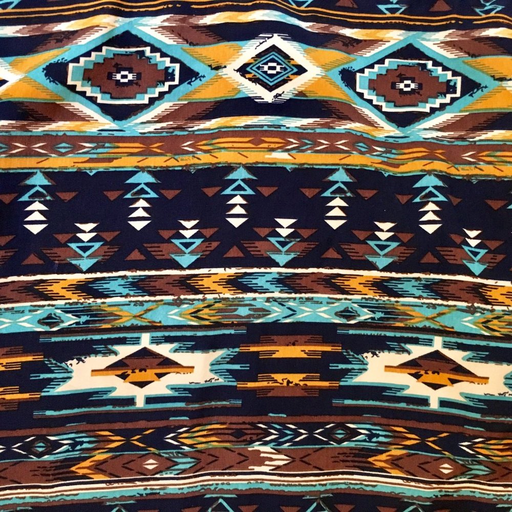 JJ LOUIS Aztec Pattern Infinity Scarf